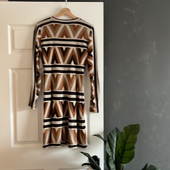 BCBG | Silk/Cotton 70s retro knit dress - Picture 6 of 7